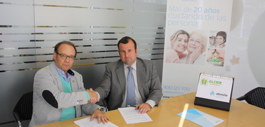 Acuerdo de colaboración entre Atenzia y ALCER Salamanca